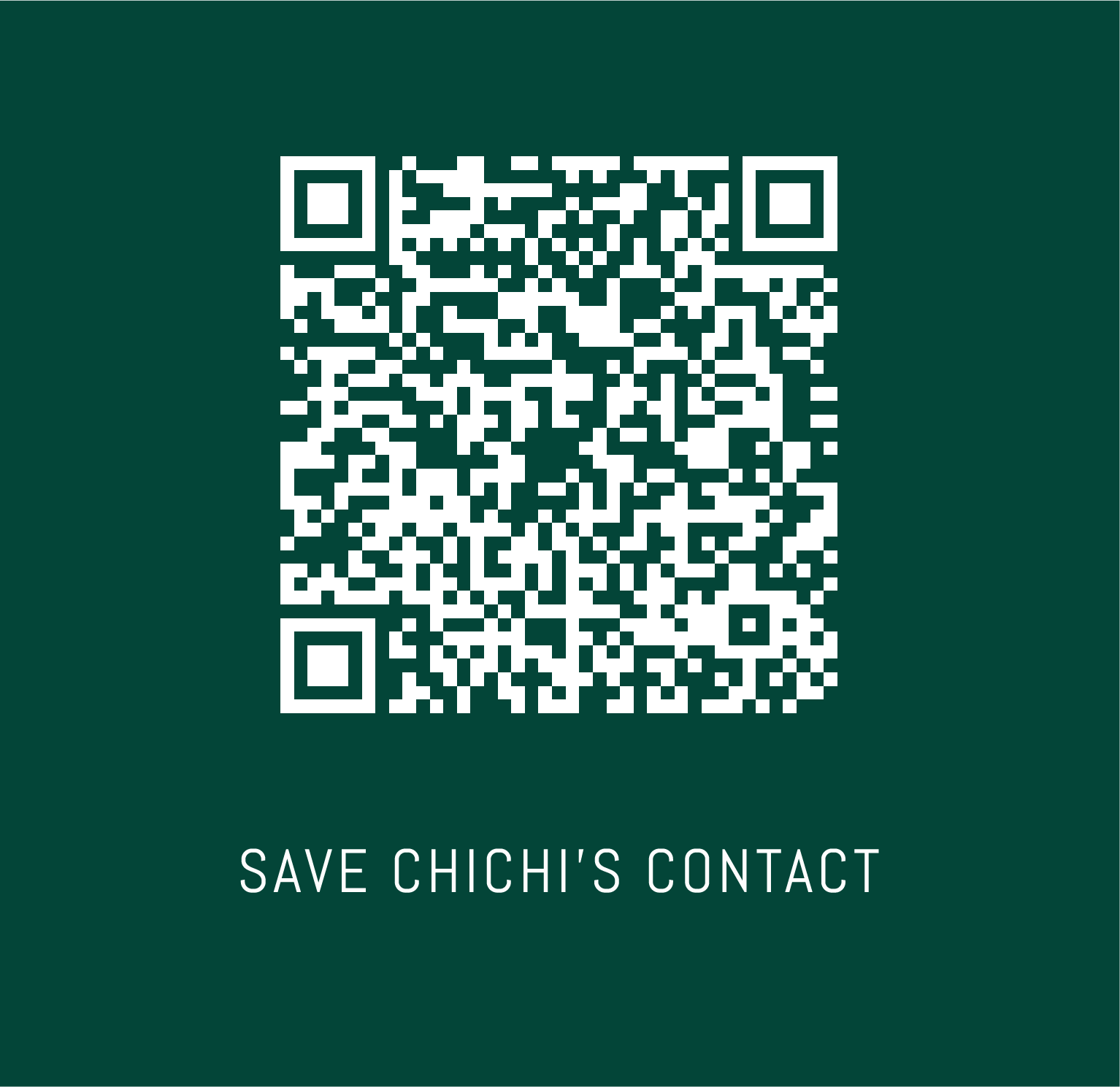 chichi wang phone number qr code